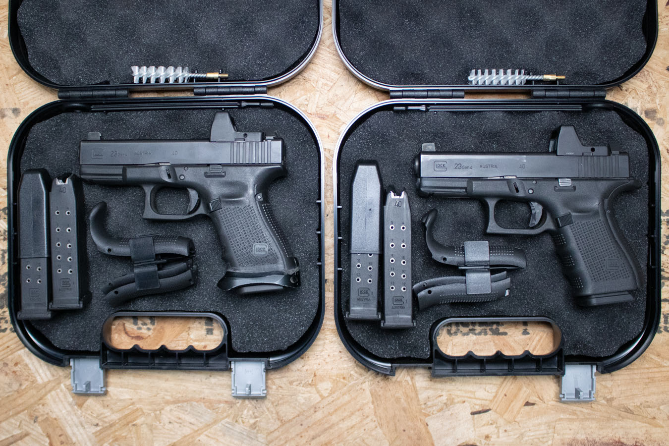 GLOCK 23 Gen4 40 S&W Police Trade-In Pistols with Optic